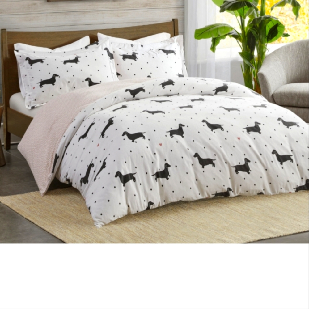 Comfort Classics Cozy Flannel 100% Cotton Printed Duvet Set